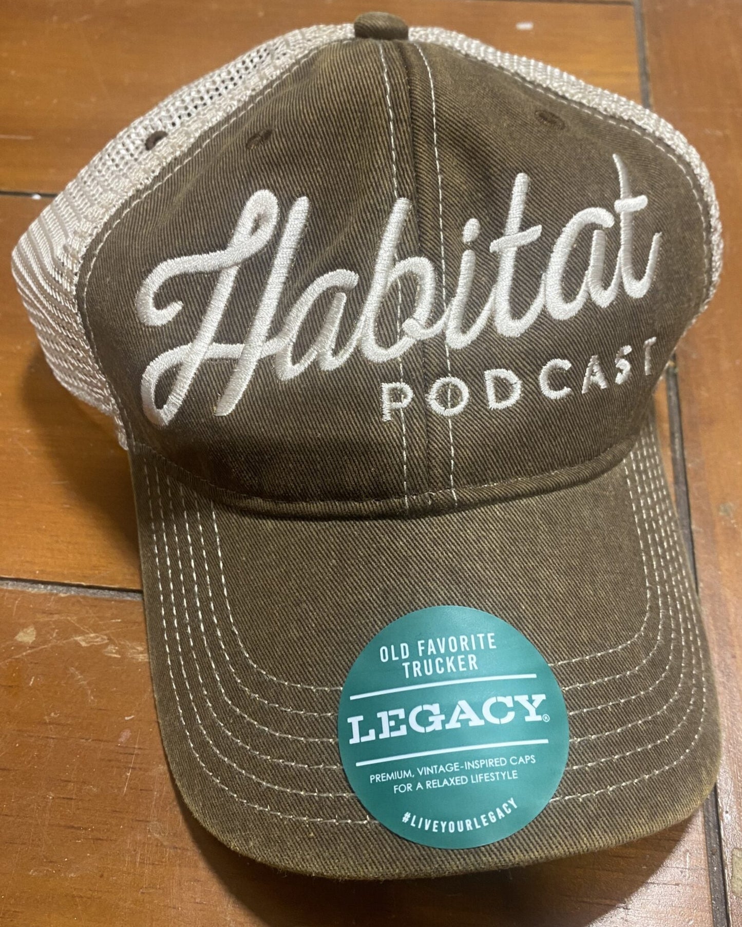Habitat Podcast Stitched Logo Hat